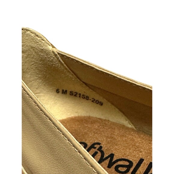 NEW SoftWalk Womens Size 6 Mocha Leather Safi Ballet Flat Arch Support $105 - Picture 8 of 9